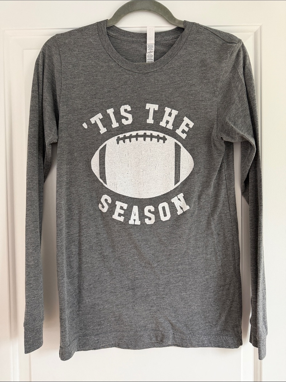 Charlie Southern 'Tis The Season Long-Sleeve Football Tee (size S)